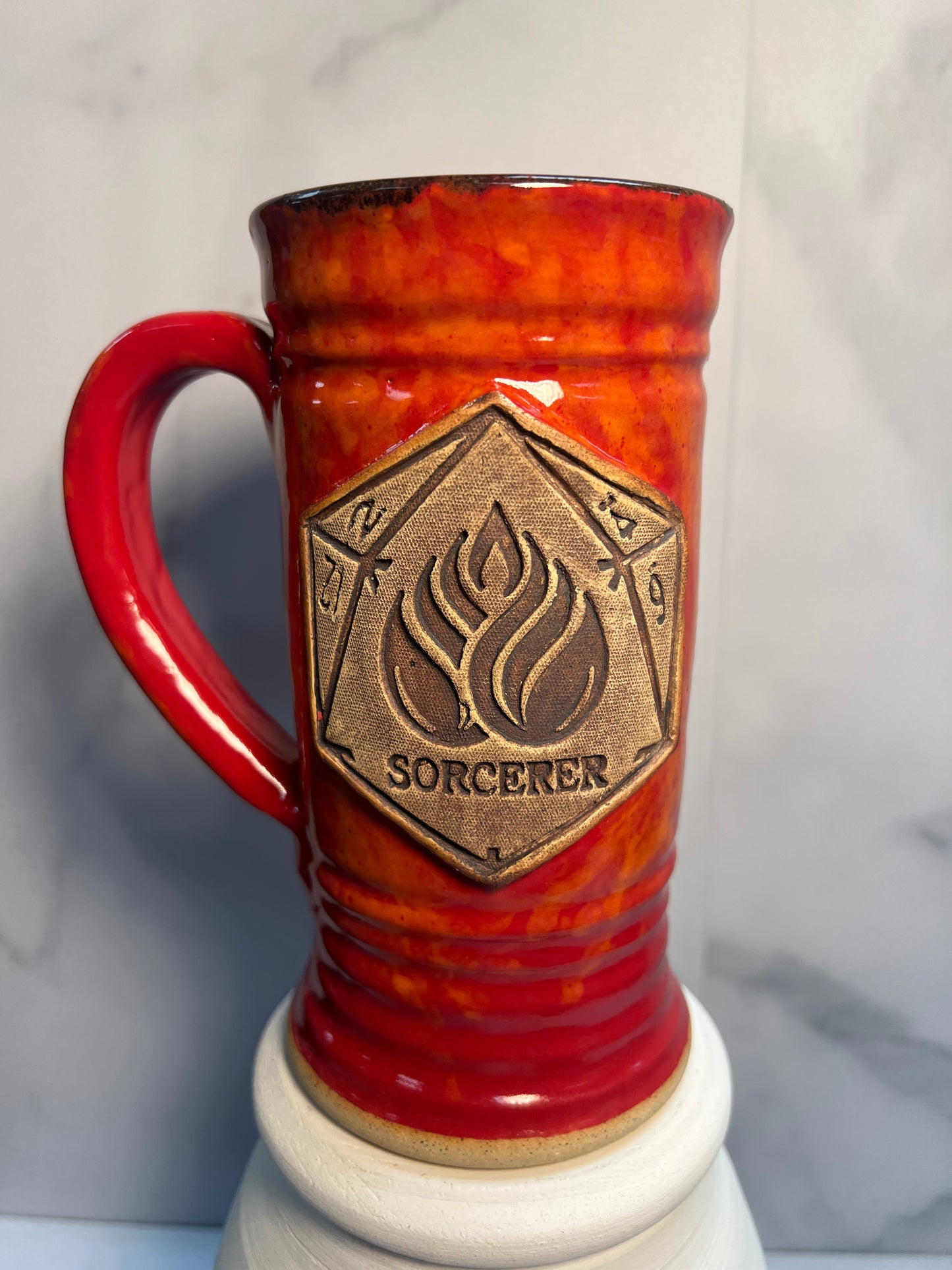 Sorcerer Tabletop Tankard - 18oz - Flameo Glaze