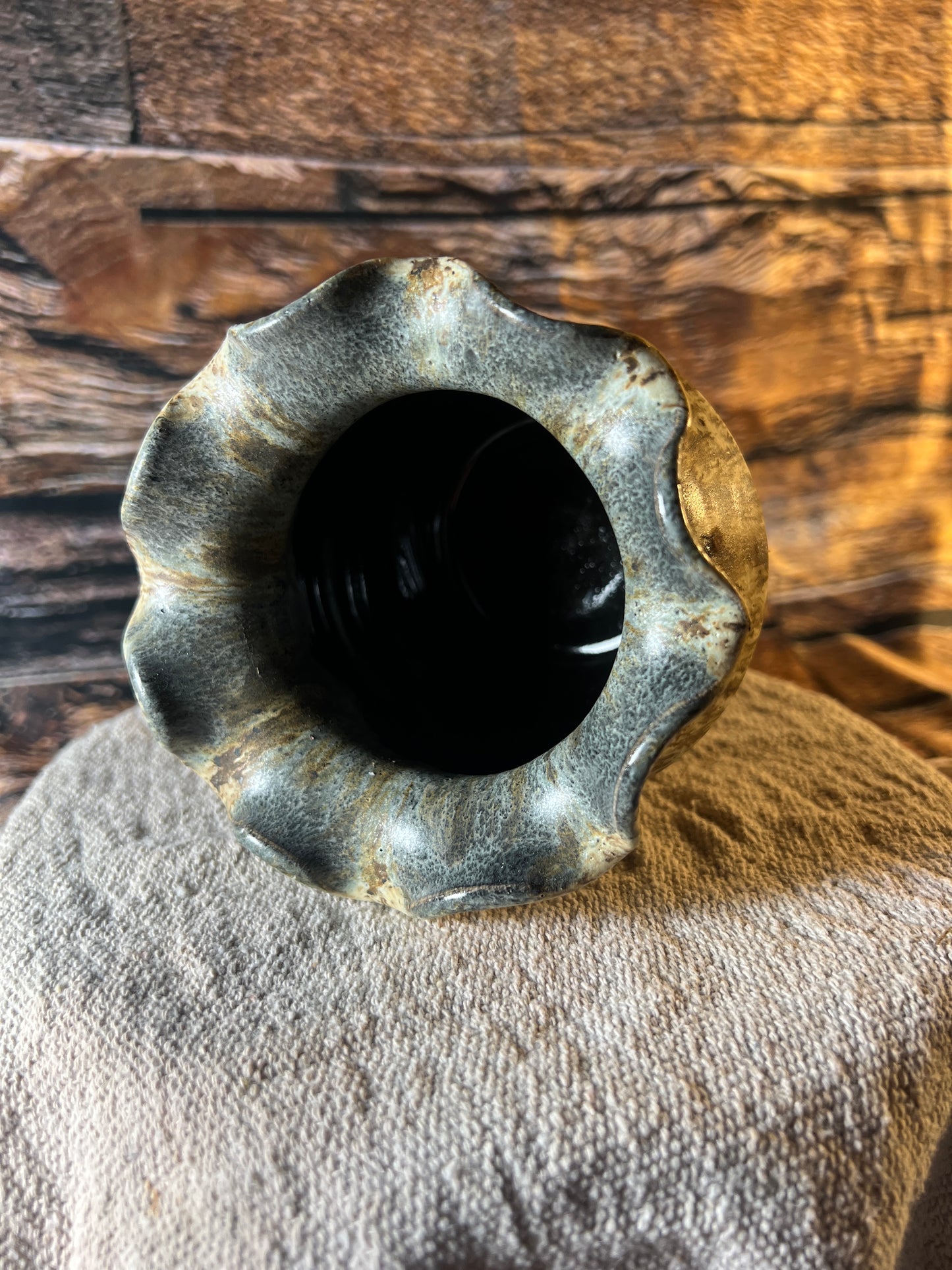 Winter Wood Pot