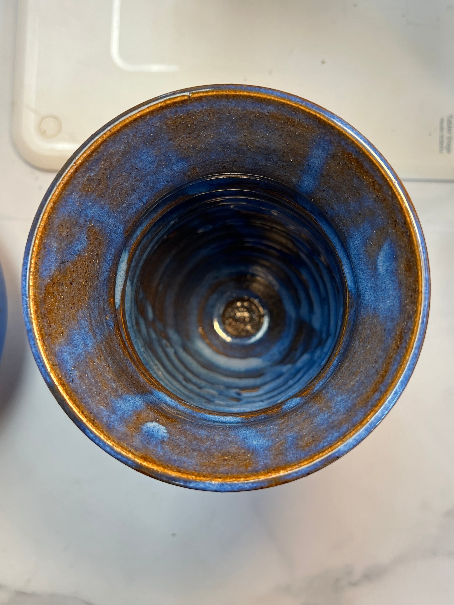 Vase - 67oz - Blue glaze