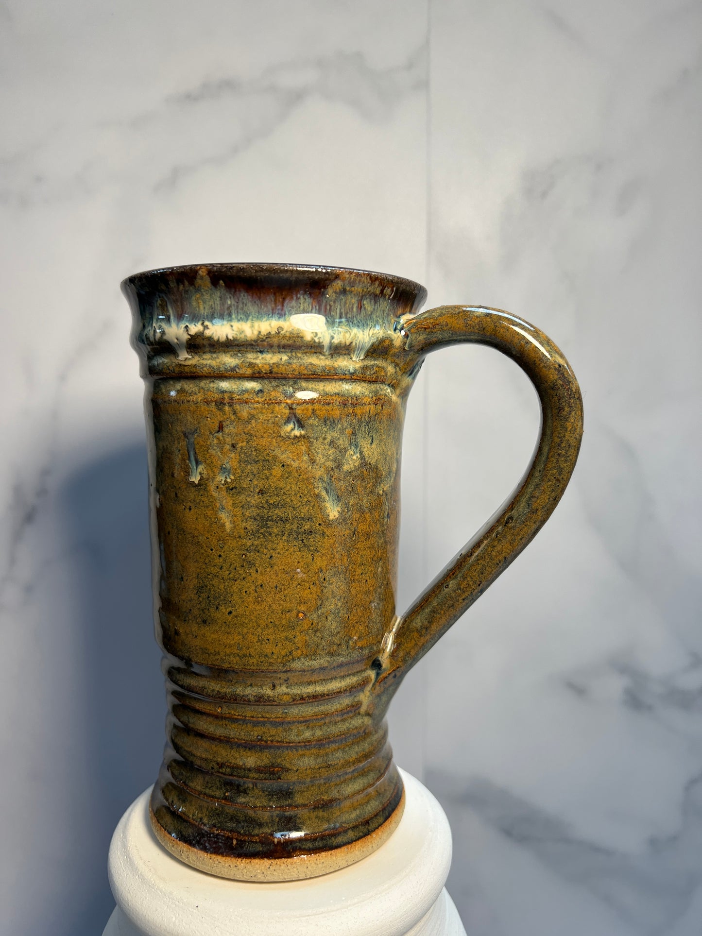 Crap Tabletop Tankard - 16oz - Metal Head Glaze