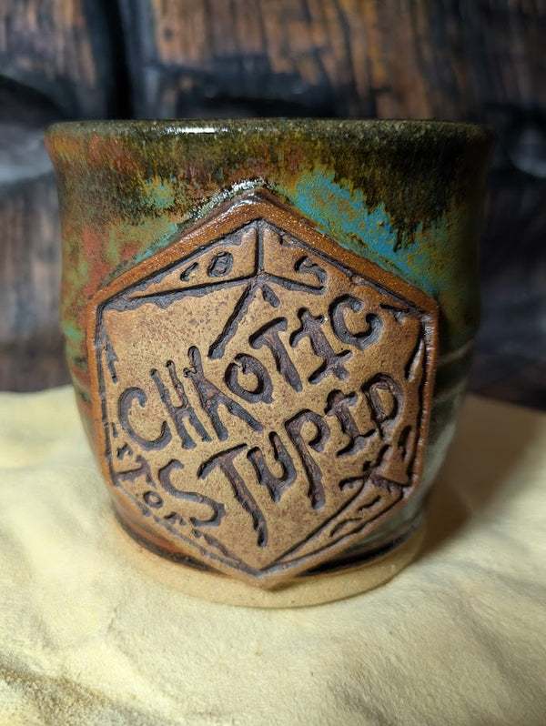 Chaotic Stupid Stemless Wine Glass