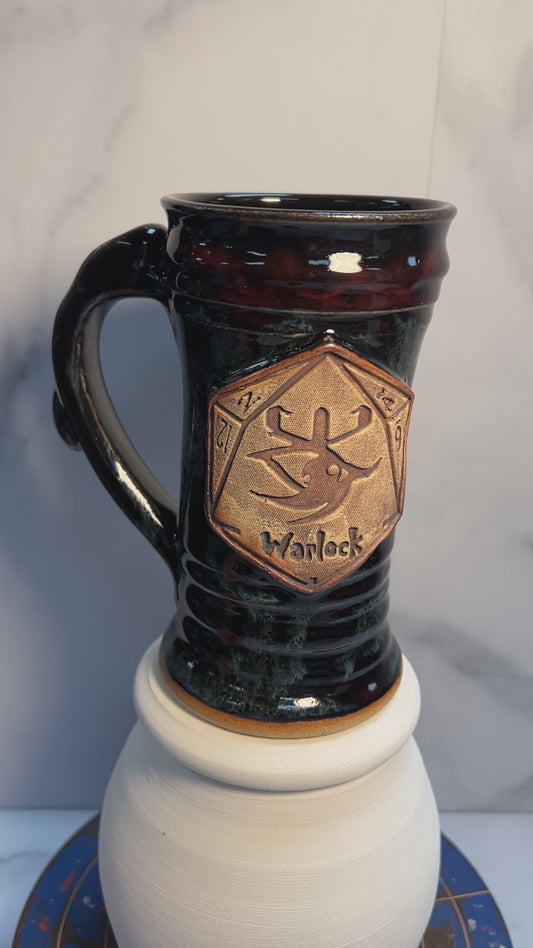 Warlock Tabletop Tankard - 16oz - Dark Aura Glaze