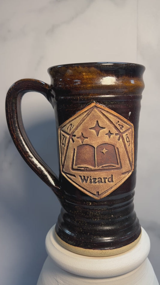 Wizard Tabletop Tankard - 16 oz - Summer Storm B Glaze