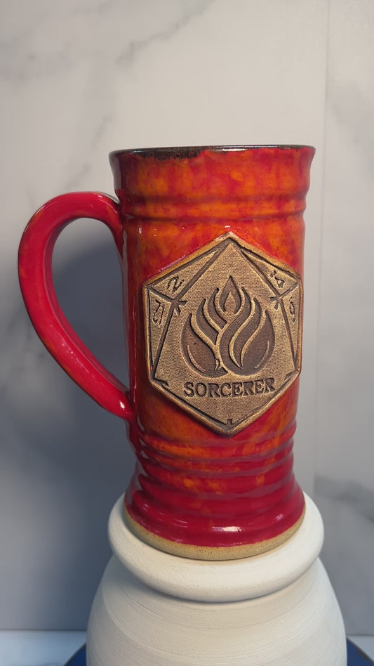 Sorcerer Tabletop Tankard - 18oz - Flameo Glaze